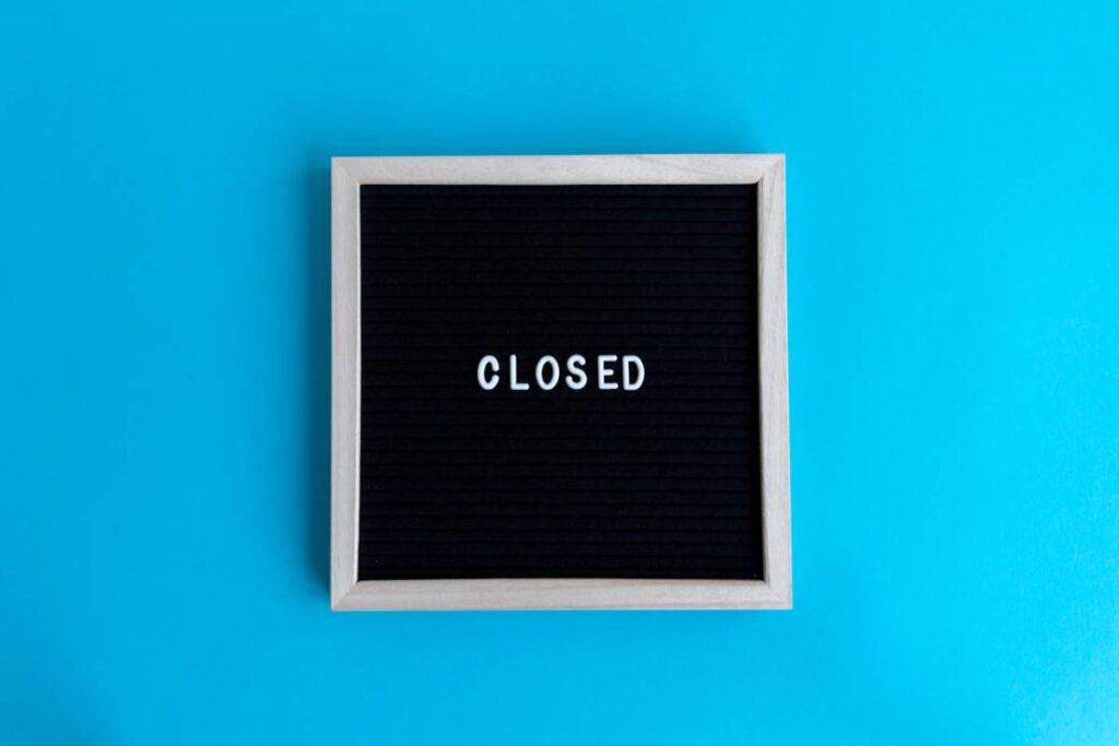 closed