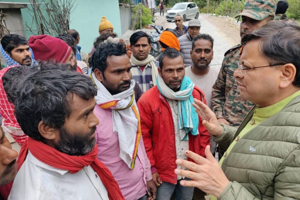 cm-dhami-uttarkashi-visit