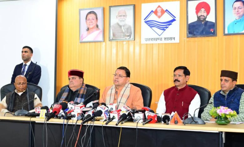 cm-dhami-press-conference-ankita-bhandari