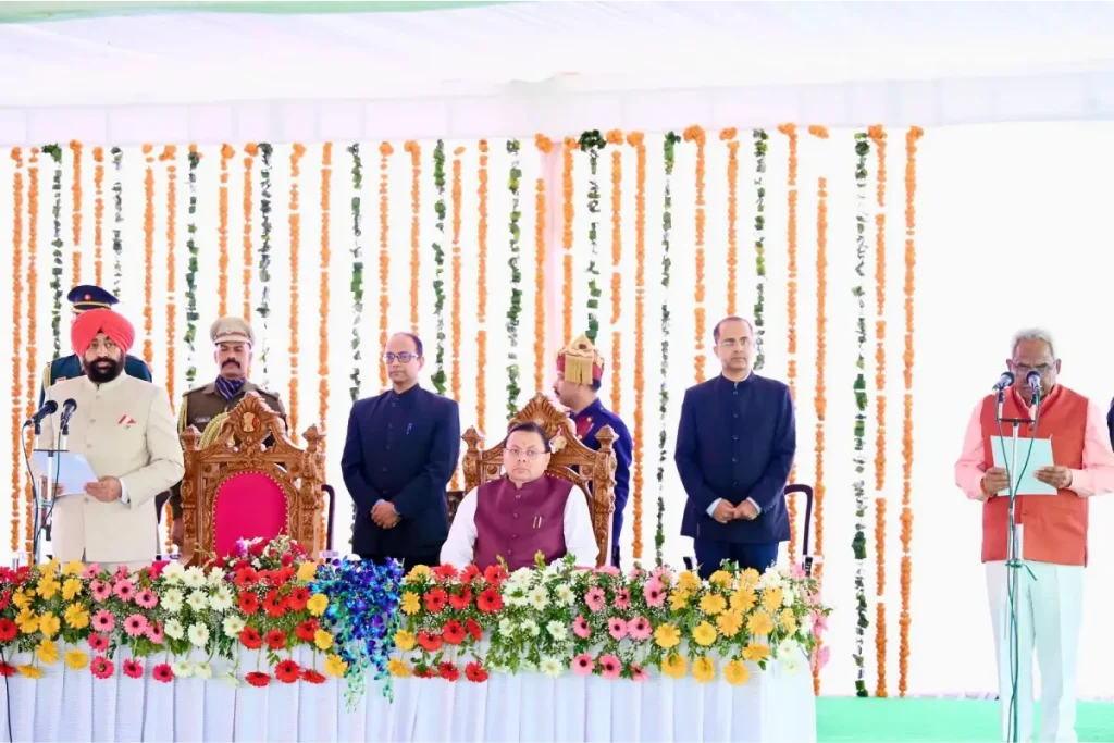 bjp-uttarakhand-new-cabinet-minister-oath